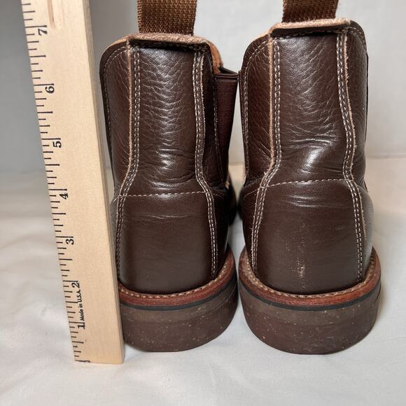 Chippewa Chelsea Boots Men’s Size 9D Brown Leather Vibrant Sole Cowboy Workwear - Picture 5 of 12